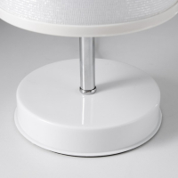 Лампа настольная "Авейро" 1х40Вт Е27 белый 14х14х30 см.