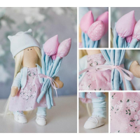 Набор для шитья. Интерьерная кукла своими руками &laquo;Марта&raquo;, 30 см