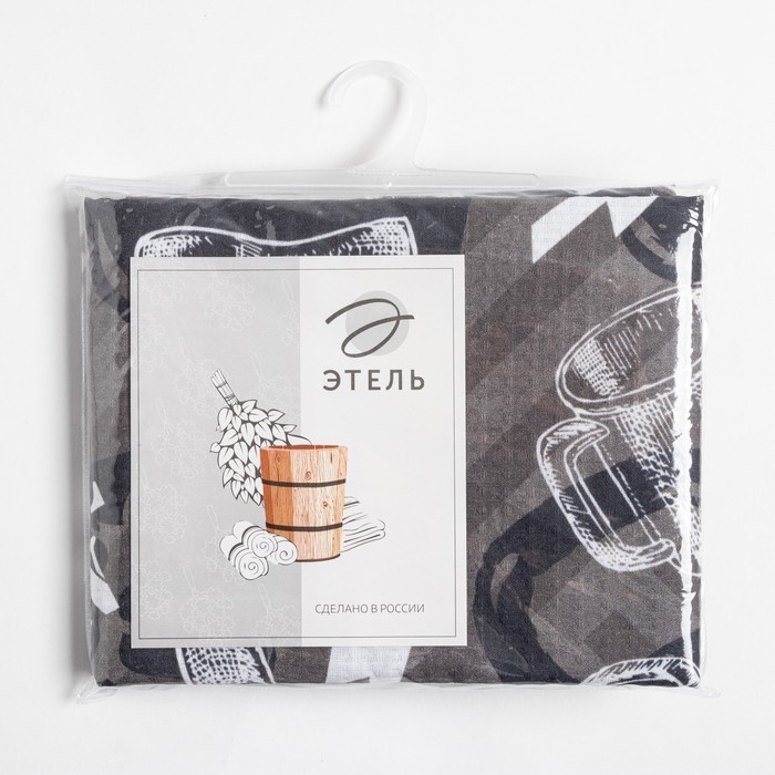 Полотенце Полотенце "Only for real man" 70х146 см, 100% хлопок 160гр/м2