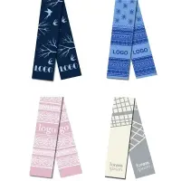 Шарф на заказ Tricksy Classic Fint, M, полушерсть