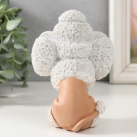 Сувенир полистоун подставка под очки "Пудель" 9х8х13 см