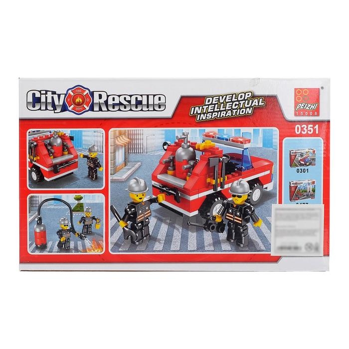 Конструктор «Пожарная охрана», 140 деталей Конструктор «Пожарная охрана», 140 деталей
