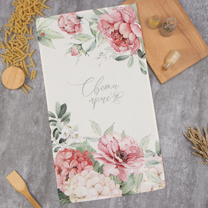 Полотенце Полотенце "Этель" Tenderness 40х73 см, 100% хл, саржа 190 г/м2