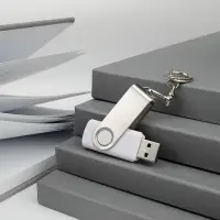 Флешка Twist, белая, 16 Гб Флешка Twist, белая, 16 Гб