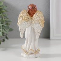 Сувенир полистоун "Ангел-девушка со свитком поёт" 12,5х6,5х4,7 см