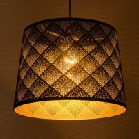 Светильник BayerLux "Ромбы" Е27 40Вт черный золото 35х35х25-90см Светильник BayerLux "Ромбы" Е27 40Вт черный золото 35х35х25-90см