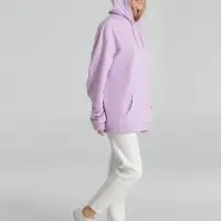 Толстовка с капюшоном унисекс Hoodie, сиреневая, размер XS