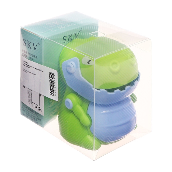 Точилка механическая с контейнером Точилка механическая с контейнером "Дракон" зелёный