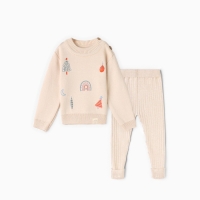 Костюм вязаный Крошка Я "Новогодние игрушки" рост 80-86 см