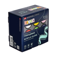 Краска акриловая, набор 9 цветов х 20 мл, ЗХК Decola, глянцевые, 2941115 Краска акриловая, набор 9 цветов х 20 мл, ЗХК Decola, глянцевые, 2941115