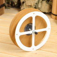 Вентиляционный клапан D=125мм Термодревесина основание металл Вентиляционный клапан D=125мм Термодревесина основание металл