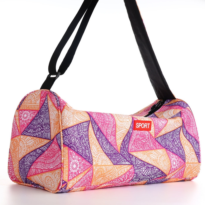 Сумка спортивная, TEXTURA, средний размер, цвет фиолетовый Сумка спортивная, TEXTURA, средний размер, цвет фиолетовый