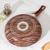 Сковорода глубокая Kantry, d=26 см, пластиковая ручка, антипригарное покрытие, цвет коричневый Сковорода глубокая Kantry, d=26 см, пластиковая ручка, антипригарное покрытие, цвет коричневый