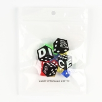 Кости игральные 1.4 х 1.4 см, набор 12 шт Кости игральные 1.4 х 1.4 см, набор 12 шт