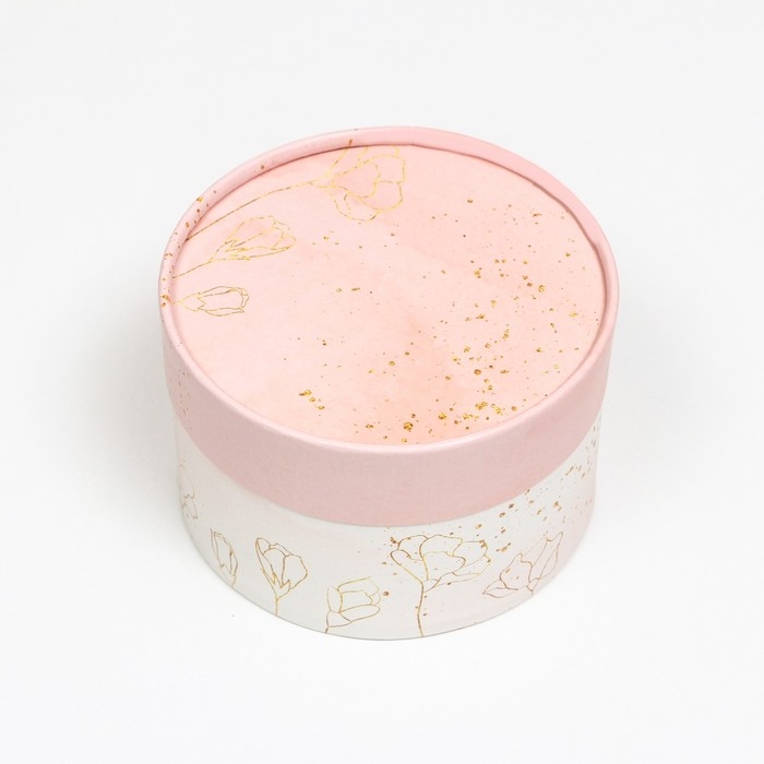 Набор шляпных коробок 3 в 1 Набор шляпных коробок 3 в 1 "Нежность", завальцованная, 16 х 10, 14 х 9, 13 х 8,5 см