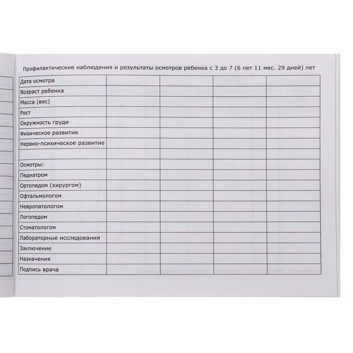 Медицинская карта ребёнка Медицинская карта ребёнка "Соня", форма №112/у, 40 листов