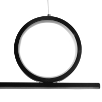 Светильник "Боунд" LED 20Вт 6000К черный 80х100 см Светильник "Боунд" LED 20Вт 6000К черный 80х100 см