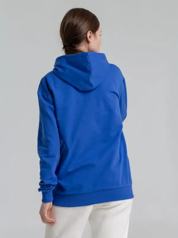 Толстовка с капюшоном Unit Kirenga ярко-синяя, размер XS