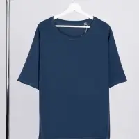 Футболка оверсайз унисекс Vozduh, темно-синяя, размер M/L Футболка оверсайз унисекс Vozduh, темно-синяя, размер M/L