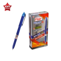 Ручка шариковая Flair Writo-Meter DX узел-игла 0.6, (пишет 10 км), шкала на стержне, синий Ручка шариковая Flair Writo-Meter DX узел-игла 0.6, (пишет 10 км), шкала на стержне, синий