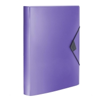 Папка на резинке А4, 800 мкм, Calligrata TOP "Mistral", корешок 40 мм, до 300 листов, сиреневый металлик Папка на резинке А4, 800 мкм, Calligrata TOP "Mistral", корешок 40 мм, до 300 листов, сиреневый металлик