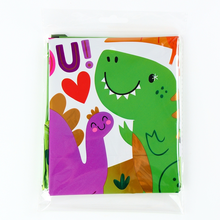 Набор шаров &laquo;Динозаврик&raquo;, латекс, фольга, 7 шт.