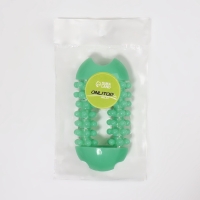 Массажёр для рук и ног, 14 колёс, 10, 5 5 см, цвет зелёный Массажёр для рук и ног, 14 колёс, 10, 5 5 см, цвет зелёный