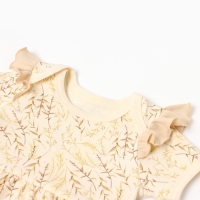 Боди-платье с шапочкой детское MINAKU "Nature", цвет бежевый, рост 86-92 см Боди-платье с шапочкой детское MINAKU "Nature", цвет бежевый, рост 86-92 см
