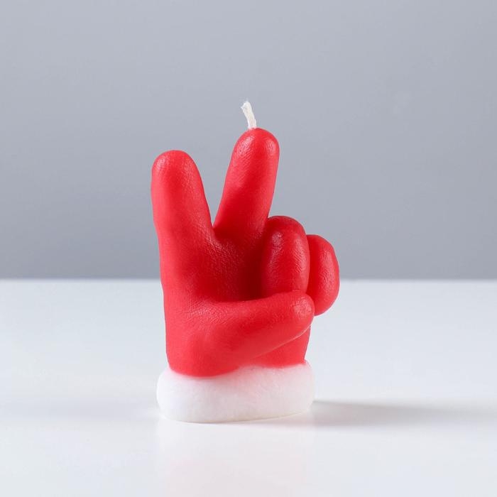 Свеча декоративная Свеча декоративная "Новогодний привет",6х5х9,5 см