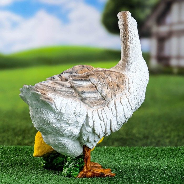 Садовая фигура Садовая фигура "Утка с утятами" 28х30х17см