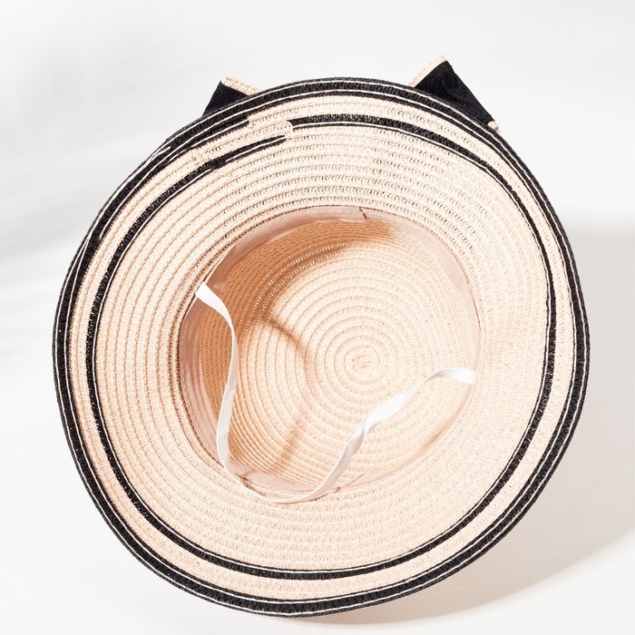 Шляпа для девочки MINAKU Шляпа для девочки MINAKU "Модница", цвет розовый, р-р 52