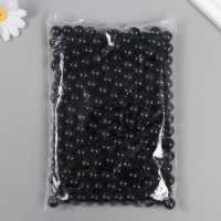 Набор бусин "Жемчуг" d 12 мм, 250 гр, чёрный