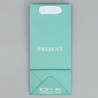 Пакет подарочный ламинированный, упаковка, &laquo;Подарок&raquo;, 10 х 22 х 6 см