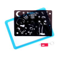 Планшет для рисования светом на новый год &laquo;Снегурочка и Дед Мороз&raquo;, А5 в пакете