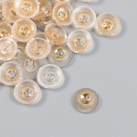 Пуговицы пластик для творчества 2 прокола "Иллюзия" золото набор 40 шт 1,2х1,2 см Пуговицы пластик для творчества 2 прокола "Иллюзия" золото набор 40 шт 1,2х1,2 см