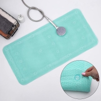 Коврик для ванной комнаты с присосками, 43&times;90 см, цвет МИКС