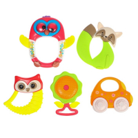 Набор погремушек &laquo;Наш малыш&raquo;, 5 шт., цвет МИКС, Крошка Я