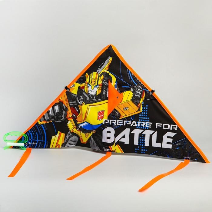 Воздушный змей &laquo;Бамблби&raquo;, Transformers, 50 &times; 80 см, длина лески &mdash; 30 м