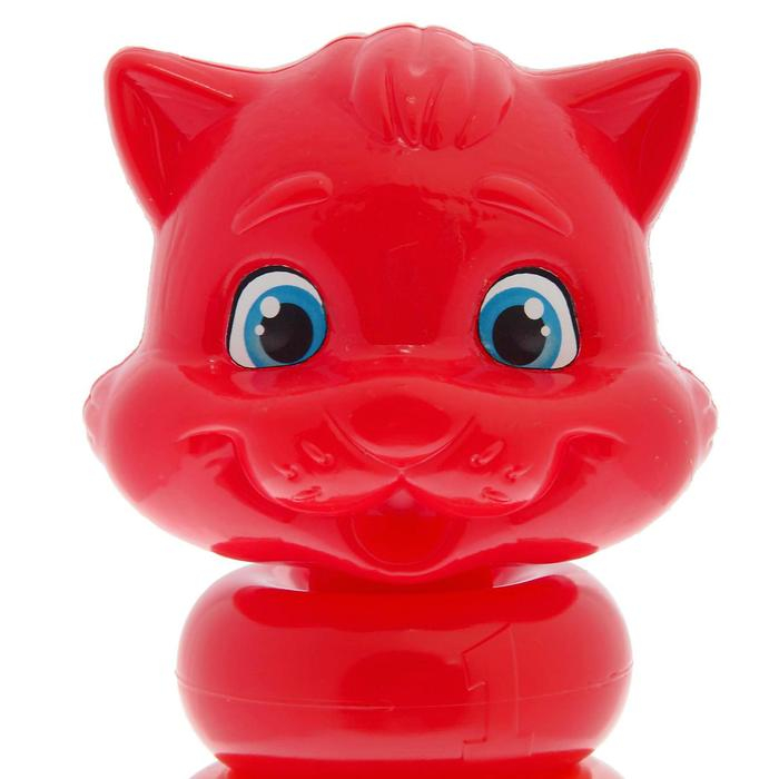 Пирамидка 7 колец &laquo;Котик&raquo;