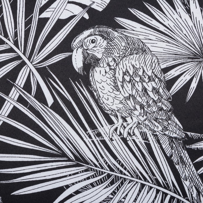 Штора портьерная Этель &laquo;Тропики", на шторной ленте 145х265 см, 210гр/м2, 100% п/э