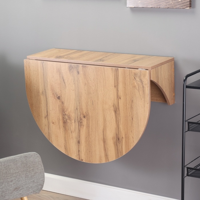 Стол тумба, 800х800, Дуб вотан