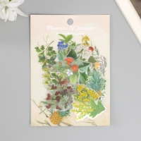 Наклейки для творчества пластик PVC "Воспоминания о путешествии" набор 60 шт 10х14 см