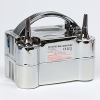 Компрессор для воздушных шаров, цвет серебро, без батареек Компрессор для воздушных шаров, цвет серебро, без батареек