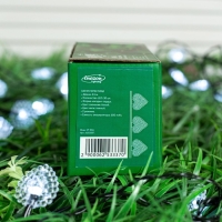 Гирлянда «Нить» 4.5 м с насадками «Сердца», IP44, тёмная нить, 30 LED, свечение белое, 2 режима, солнечная батарея Гирлянда «Нить» 4.5 м с насадками «Сердца», IP44, тёмная нить, 30 LED, свечение белое, 2 режима, солнечная батарея