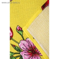 Полотенце вафельное с петелькой, цвет МИКС, размер 33х50 см