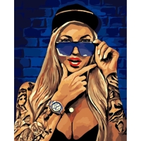 Картина по номерам на холсте с подрамником &laquo;Современная девушка&raquo;, 40 х 50 см