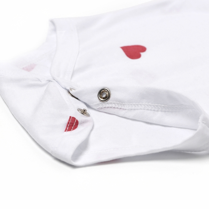 Боди детское с рюшами MINAKU, цвет молочный, рост 62-68 см