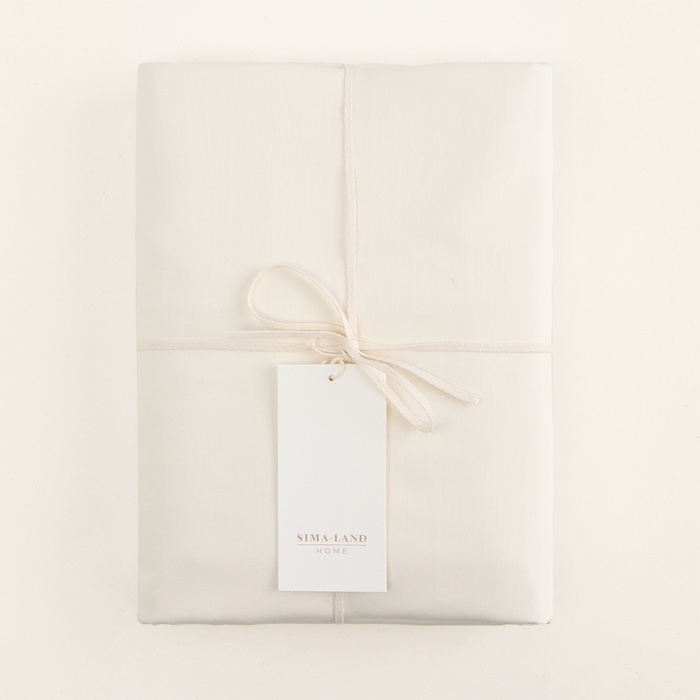 Простыня на резинке SL Home Subtle 140*200+30 см , сатин, 140 гр/м2, 100% хлопок