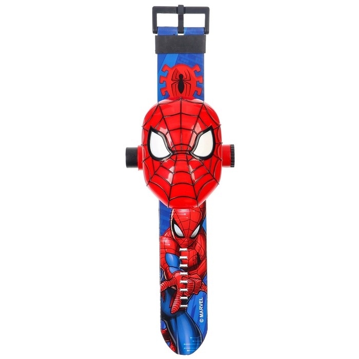 Часы проектор &laquo;Человек-паук&raquo;, свет