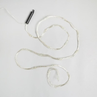 Гирлянда &laquo;Конский хвост&raquo; 8 нитей по 2 м, IP20, серебристая нить, 160 LED, свечение белое, USB